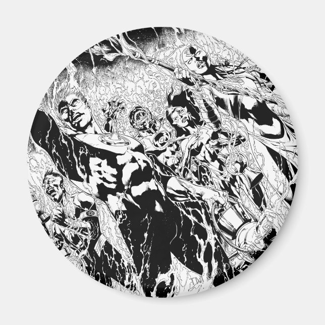 Íman Grupo Lanterna Verde (Frente)