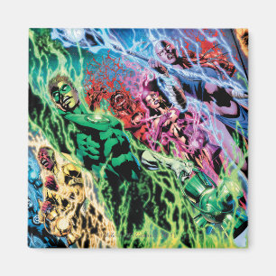 Íman Grupo Lanterna Verde - Cor