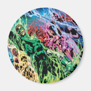 Íman Grupo verde da lanterna - cor