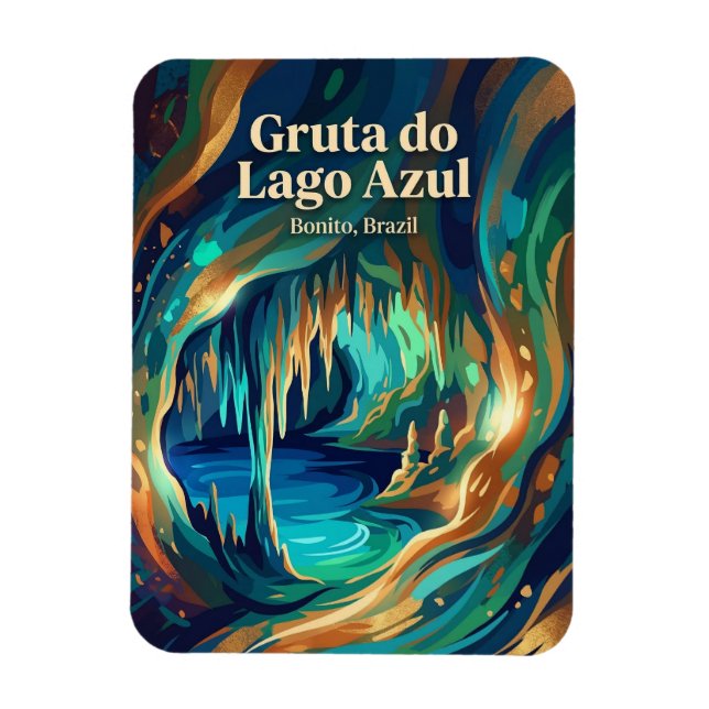 Íman Gruta do Lago Azul Brasil (Vertical)