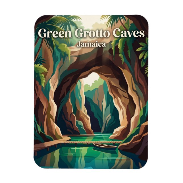 Íman Grutas Green Grotto Jamaica (Vertical)