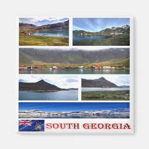 Íman GS - Geórgia do Sul - Mosaico - Colagem