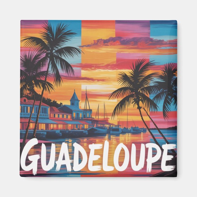 Íman Guadeloupe  (Frente)