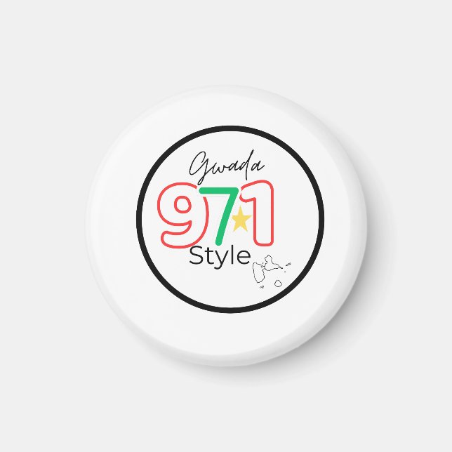 Íman Guadeloupe (Frente)