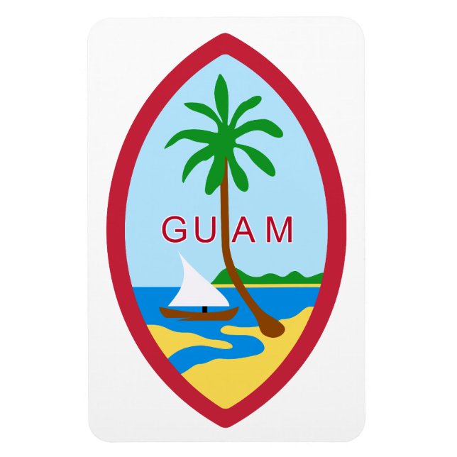 Íman Guam Casaco De Braços (Vertical)