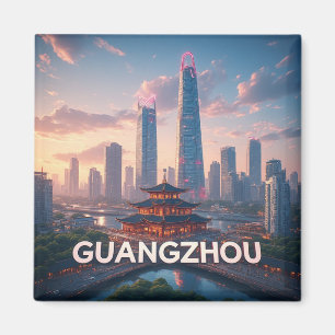 Íman Guangzhou China Cidade Lembrança 📍