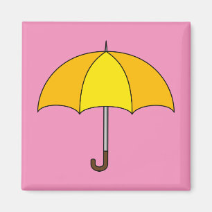 Íman Guarda-chuva Amarelo