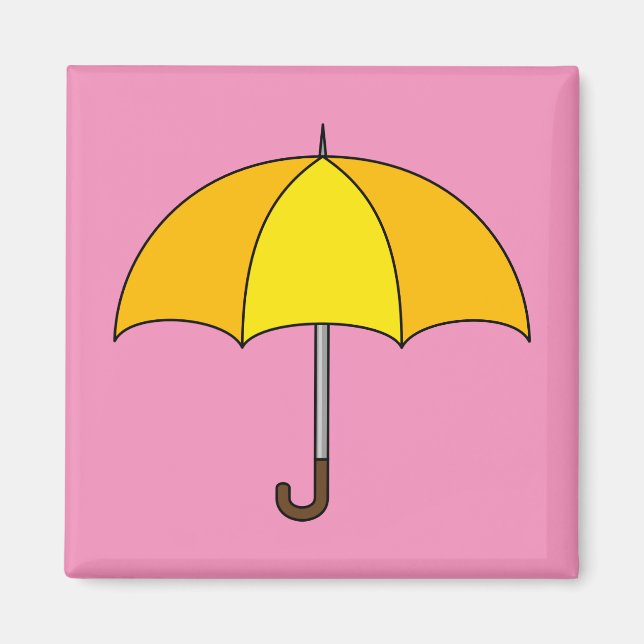 Íman Guarda-chuva Amarelo (Frente)