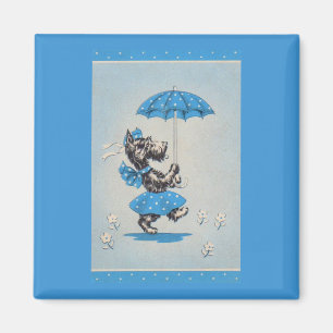 Íman Guarda-chuva do carregando da senhora do cão do