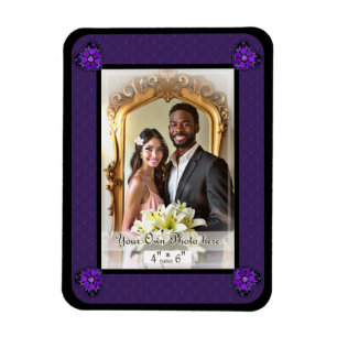 Íman Guarda-chuva e corações roxos .7