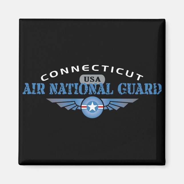 Íman Guarda Nacional Connecticut Air (Frente)