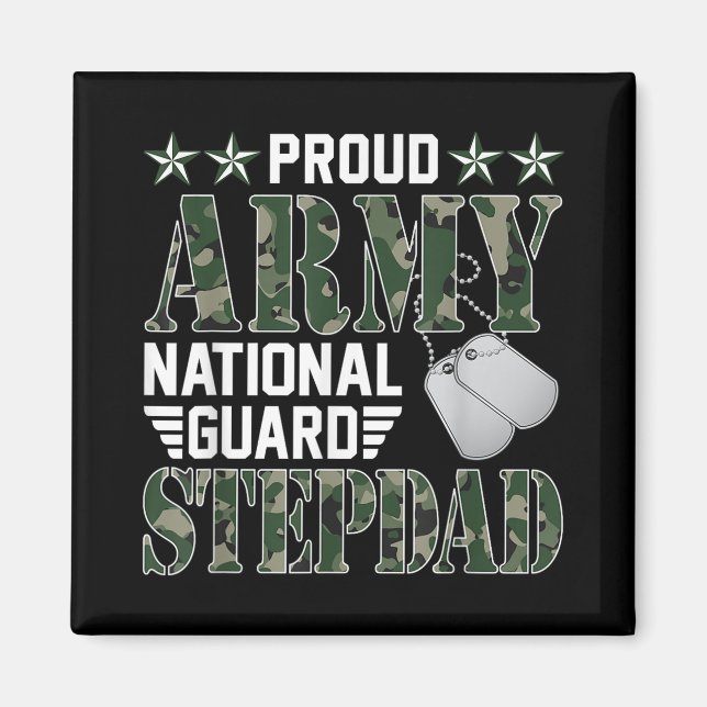 Íman Guarda Nacional de Stepdad do Exército Ordenado (Frente)