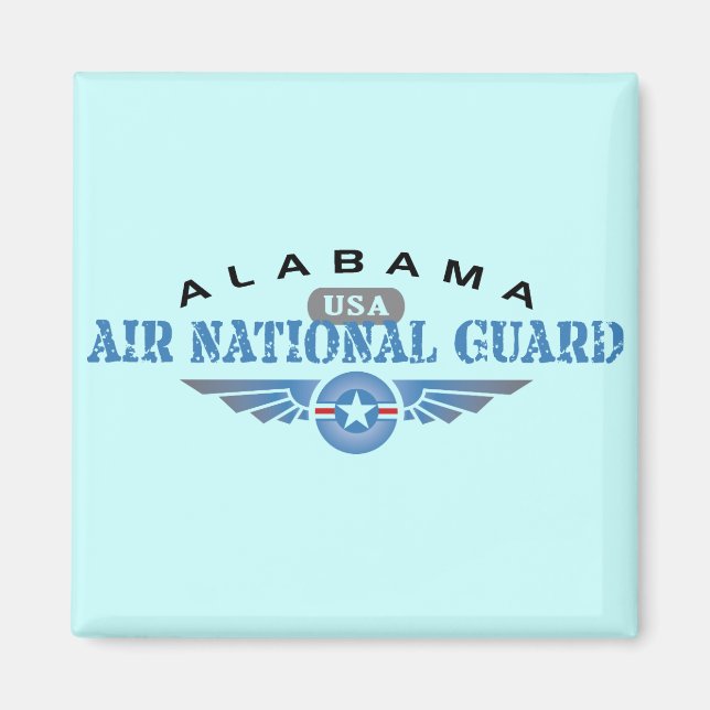 Íman Guarda Nacional do Alabama Air (Frente)