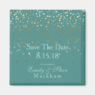 Íman Guardar A Data Em Que O Ouro Espeta O Magnet-Teal