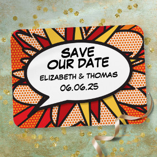 Íman Guarde o livro de quadrinhos retrô de diversão d