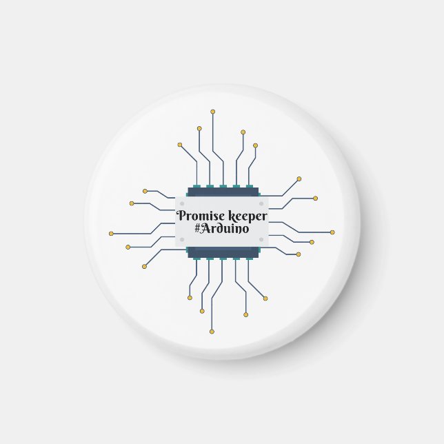 Íman Guardião da promessa de Arduino (Frente)