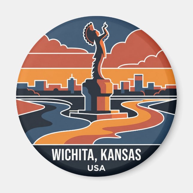Íman Guardião das Planícies Kansas (Frente)