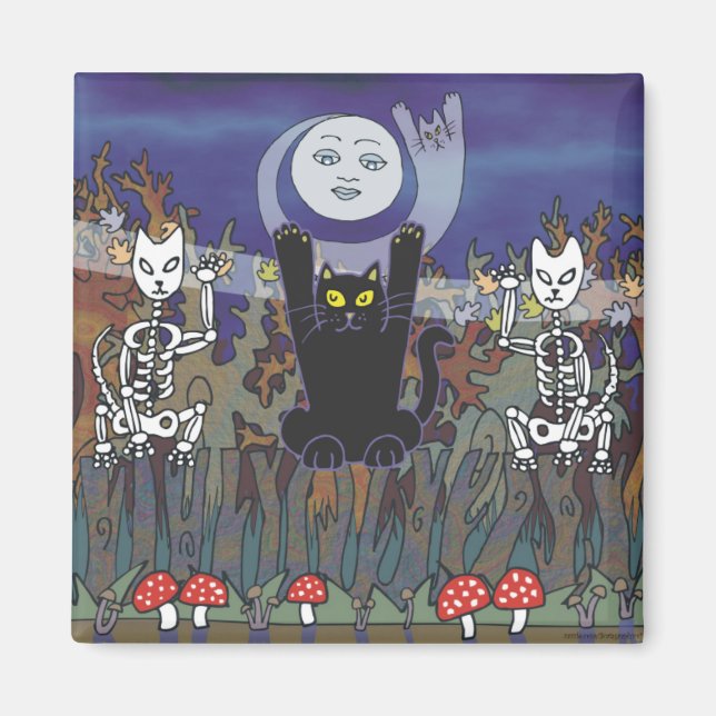 Íman Guardiões de uma Floresta Assombrada (Frente)