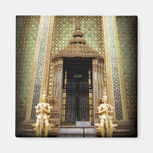 Íman Guardiões do Ouro Palace Thail Photo Magnet (Frente)