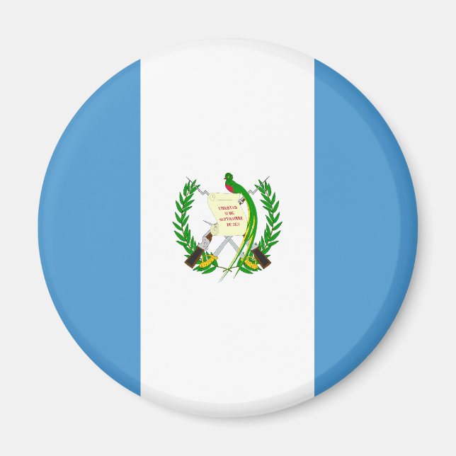 Íman Guatemala Flag Magnet (Frente)