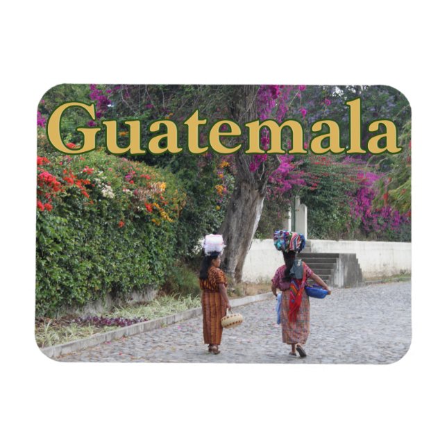 Íman Guatemala Mulheres, Mulher, Flores, Vestido Tradic (Horizontal)