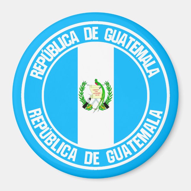 Íman Guatemala Round Emblem (Frente)