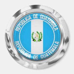 Íman Guatemala Round Emblem
