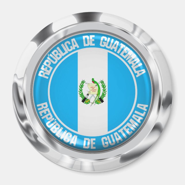 Íman Guatemala Round Emblem (Frente)