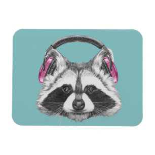 Íman Guaxinim dos fones de ouvido