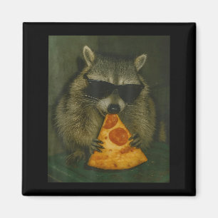 Íman Guaxinim Engraçado Comendo Zza Animal Meme Homens