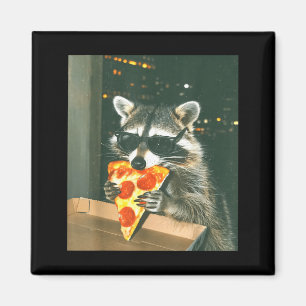 Íman Guaxinim Engraçado Comendo Zza Meme Animal Homens