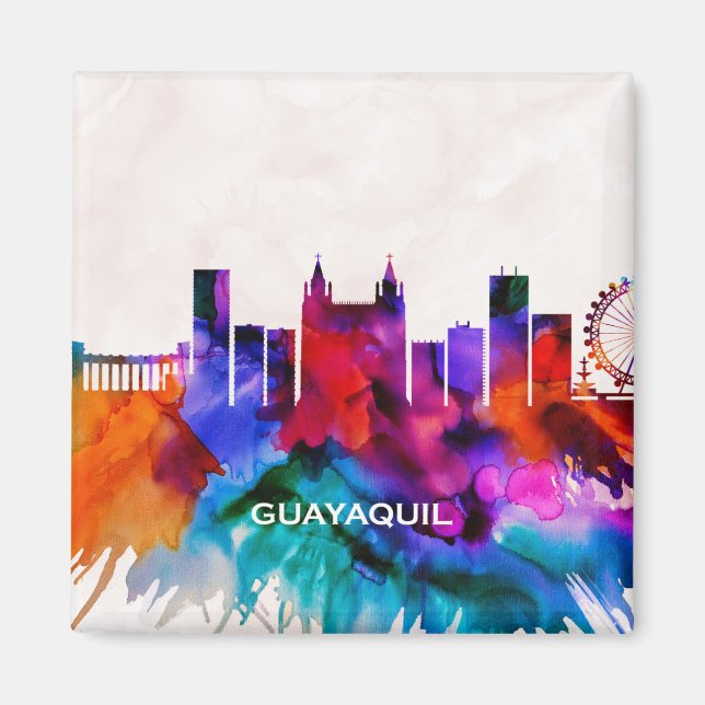 Íman Guayaquil Skyline (Frente)