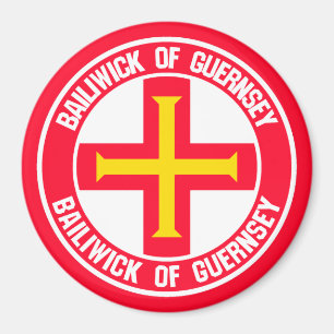 Íman Guernsey Round Emblem