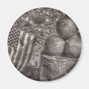 Íman Guerra Civil Americana Cannon Balls Vintage