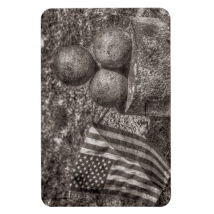 Íman Guerra Civil Americana Cannon Balls Vintage