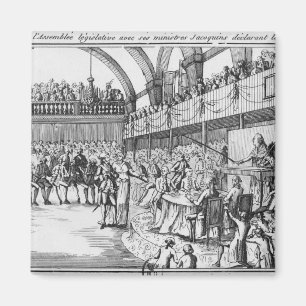 Íman Guerra de declaração de Louis XVI no 20 de abril