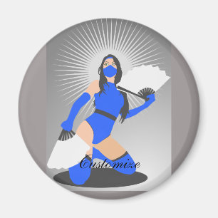 Íman Guerreira mascarada Princesa Thunder_Cove