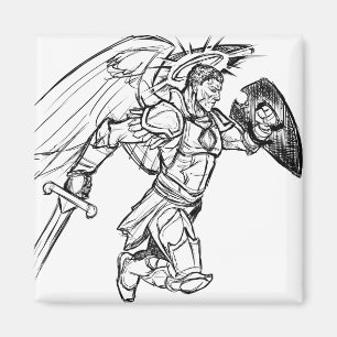 Íman guerreiro anjo