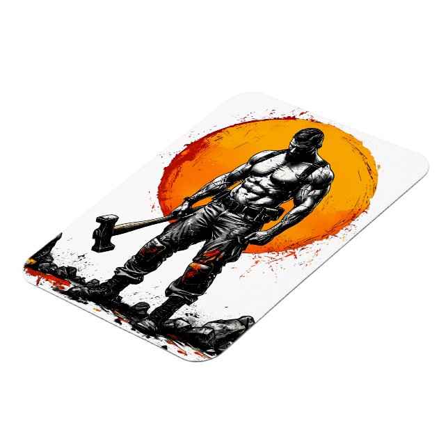 Íman guerreiro barbárie fantasia medieval força do humm (Left Side)