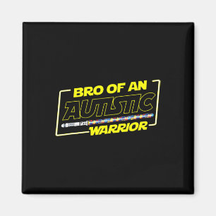 Íman Guerreiro da Consciência do Autismo Autista Irmão