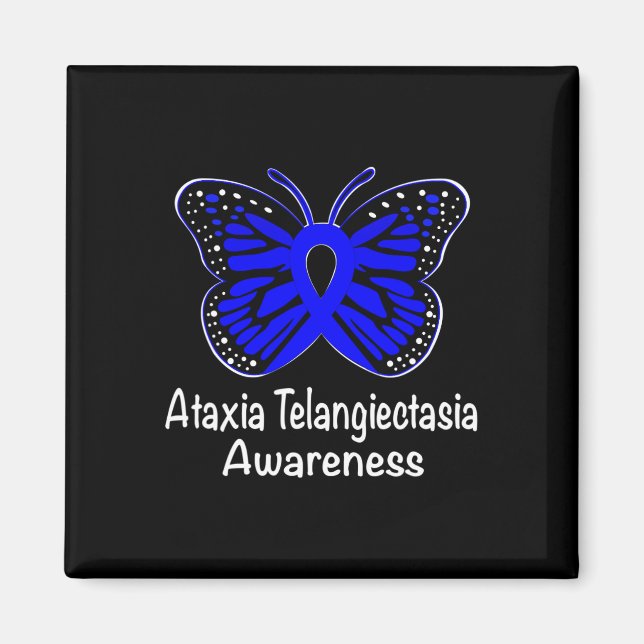 Íman Guerreiro de Conscientização da Ataxia Telangiecta (Frente)