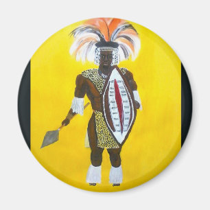 Íman Guerreiro do tribo Zulu