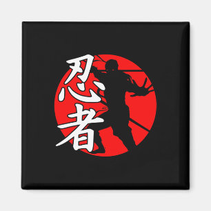 Íman Guerreiro Japão Ninja T Shirt Karate Judo Comt Str