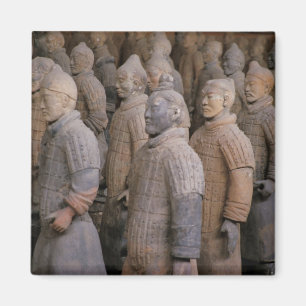 Íman guerreiros de terracota no túmulo do Imperador Qin