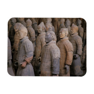 Íman guerreiros de terracota no túmulo do Imperador Qin