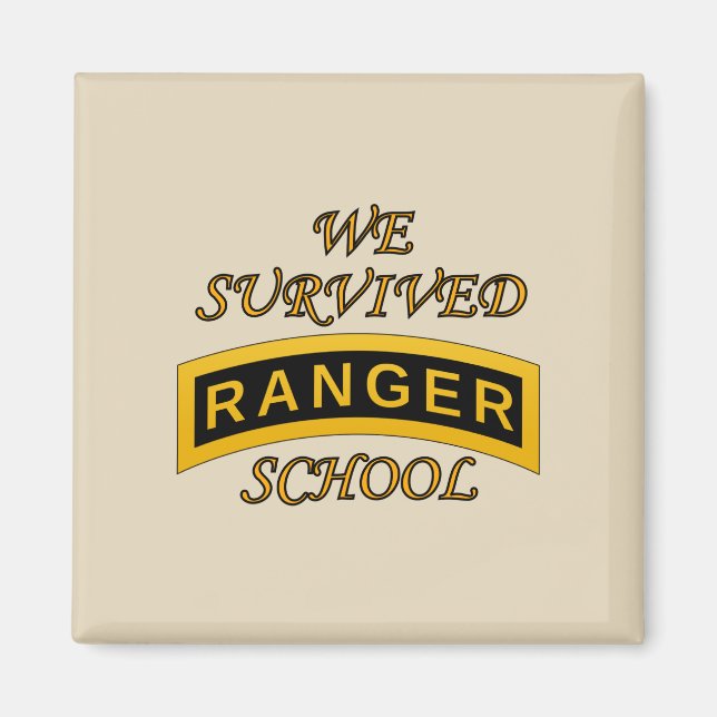 Íman Guia do Exército Ranger School - Sobrevivemos - Ma (Frente)