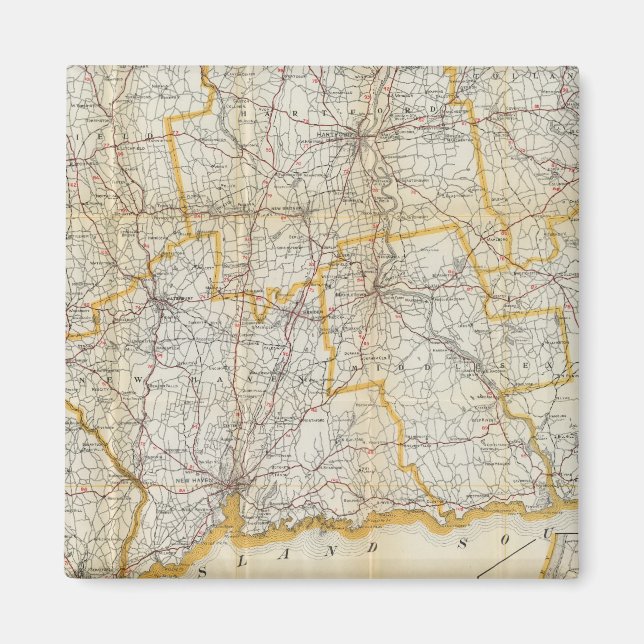 Íman Guia Mendenhall, Roteiro Connecticut (Frente)