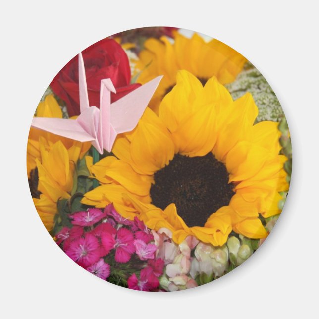 Íman guindaste origami (Frente)