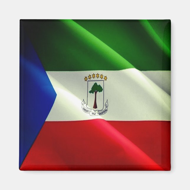 Íman GUINÉ EQUATORIAL zGQ002, Sinalizador de ondulação, (Frente)