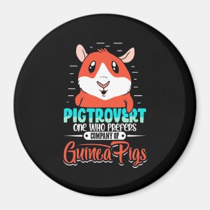 Íman Guiné Pigtrovertido Um Que Prefere